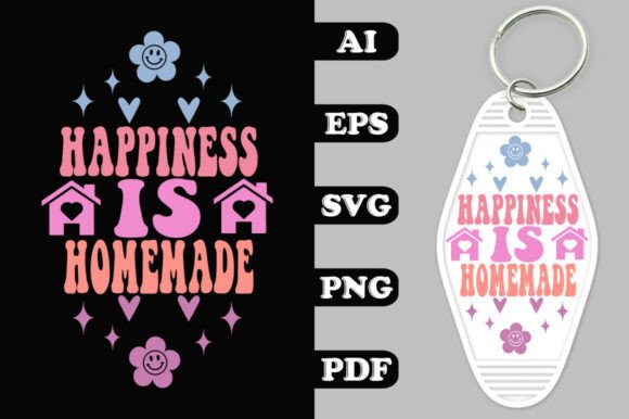 Happiness is Homemade Key Chain SVG Review