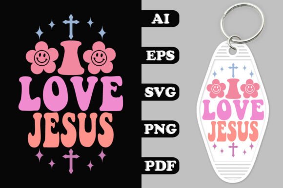 I Love Jesus Key Chain SVG Design Review