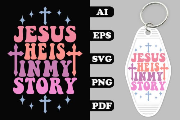 Jesus He Is in My Story Key Chain SVG Review