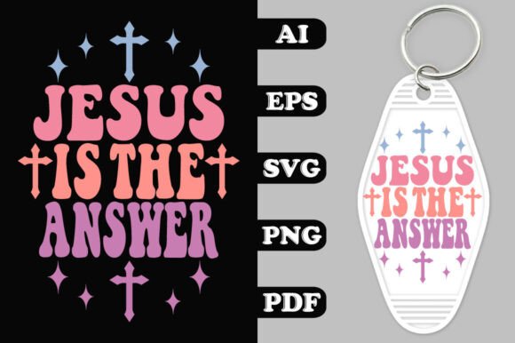 Jesus Is The Answer Key Chain SVG Review