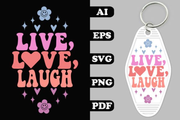 Live Love Laugh Key Chain SVG Design Review