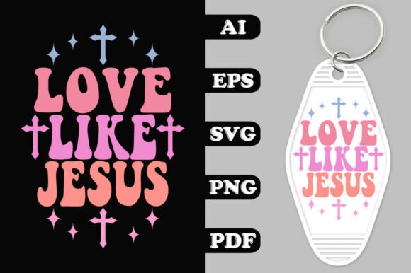 Love Like Jesus Key Chain SVG Review