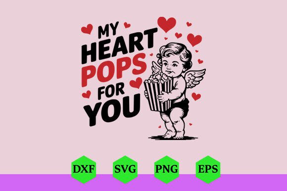 My Heart Pops, Retro Valentines Cupid Review