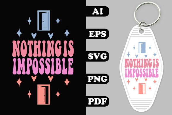 Nothing Is Impossible Typography Vector Review