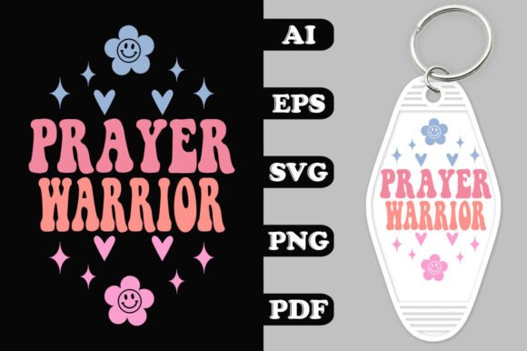 Prayer Warrior Key Chain SVG Designs