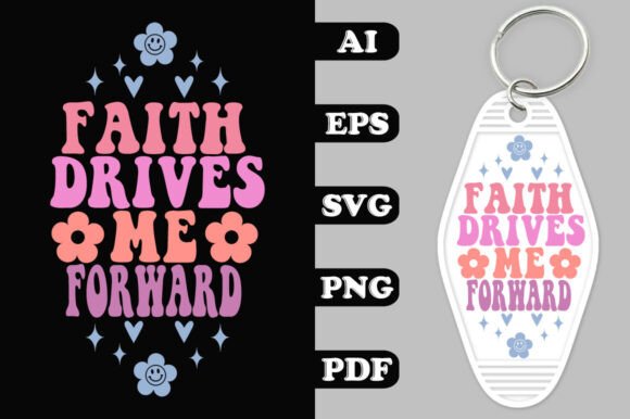 Review: Faith Drives Me Forward Groovy Key Chain