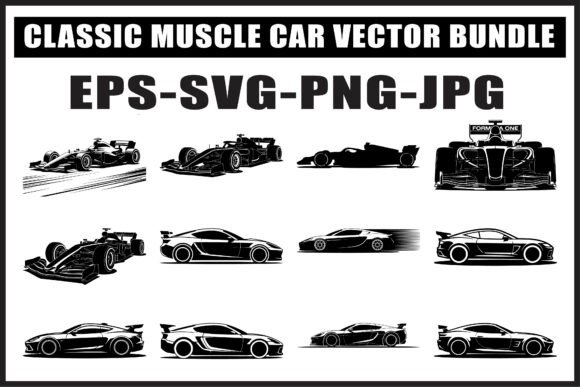 Vintage Muscle Car SVG Bundle Set Review