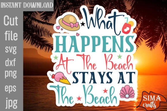 What Happens at the Beach Stays at the Beach Embroidery Review